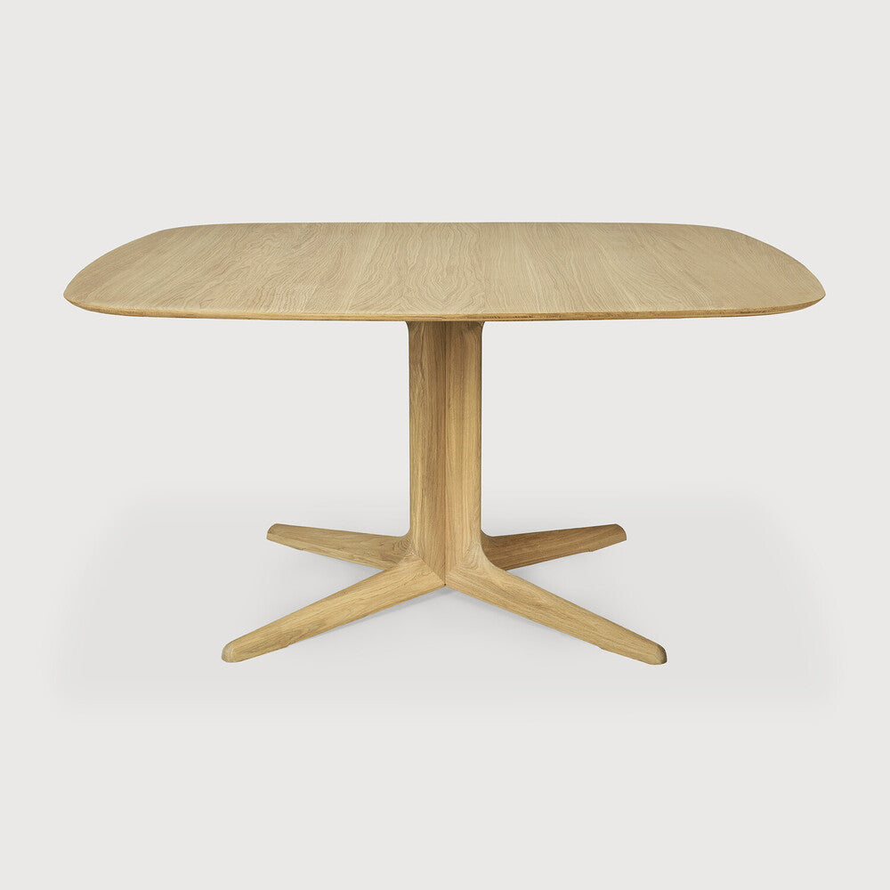 Be Home Corto Solid Oak Dining Table Square