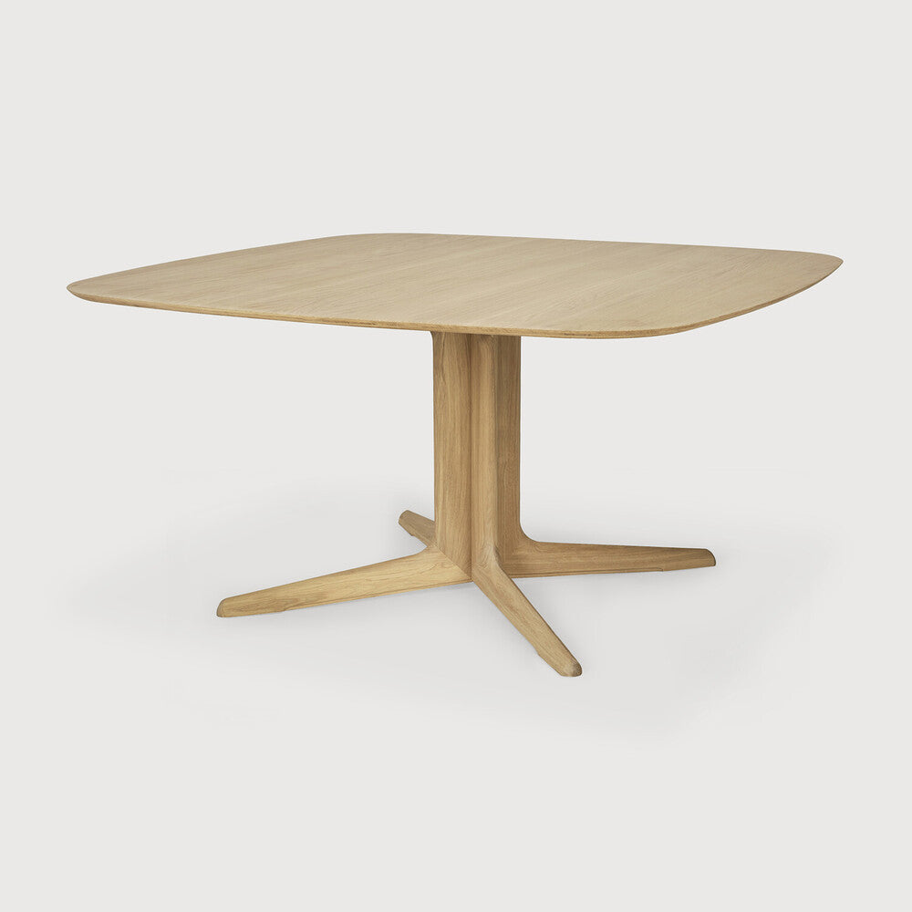 Be Home Corto Solid Oak Dining Table Square