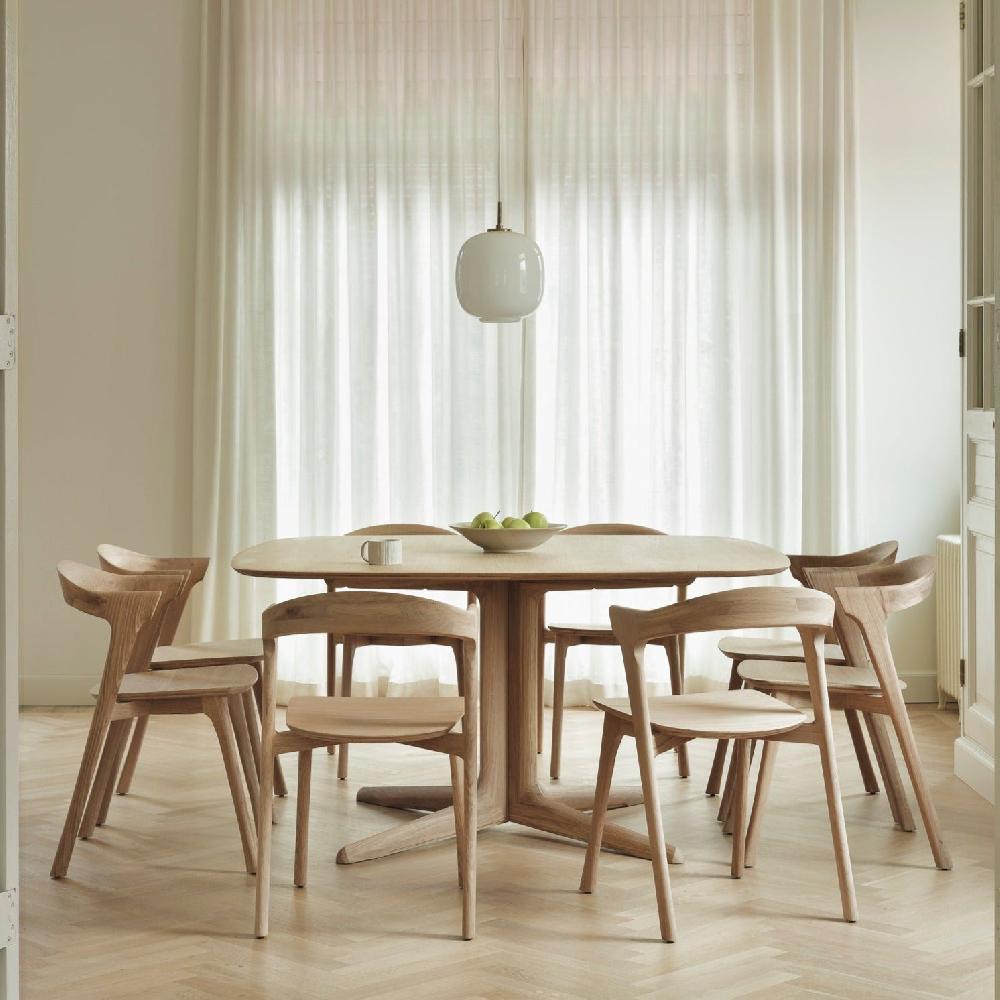 be home Corto Solid Oak Dining Table Square