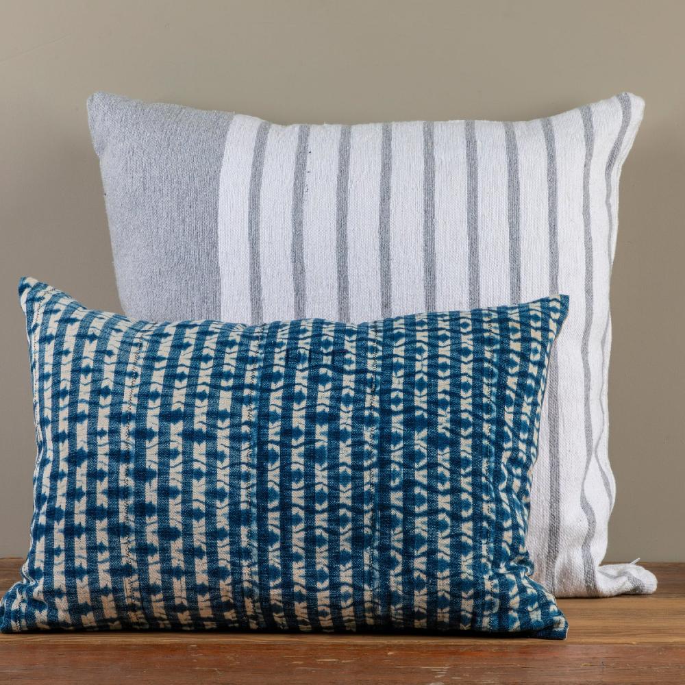 Be Home Cotton & Linen Square Pillow Sailor Stripe