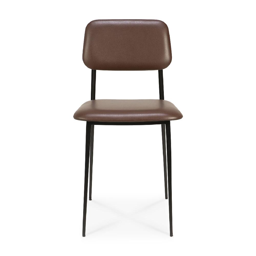 Be Home DC Leather Dining Chair Chocolate