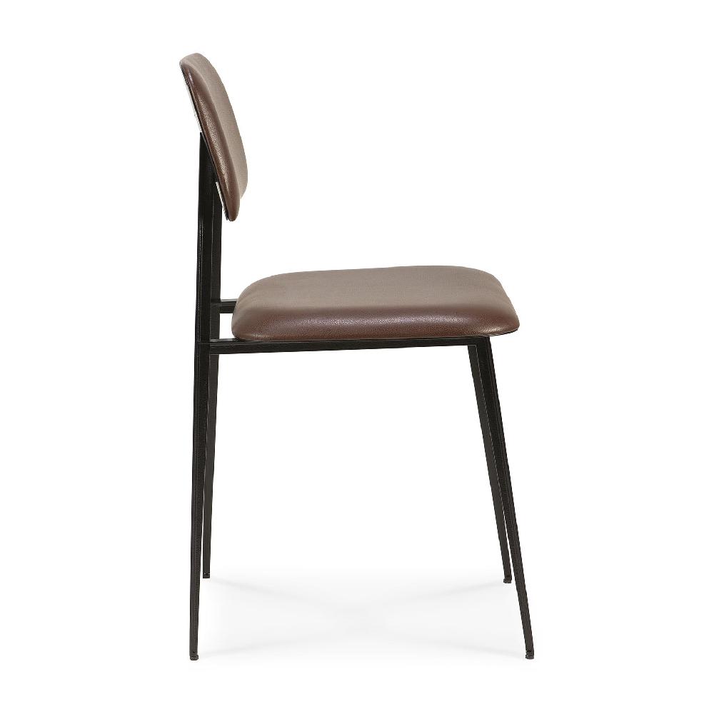 Be Home DC Leather Dining Chair Chocolate