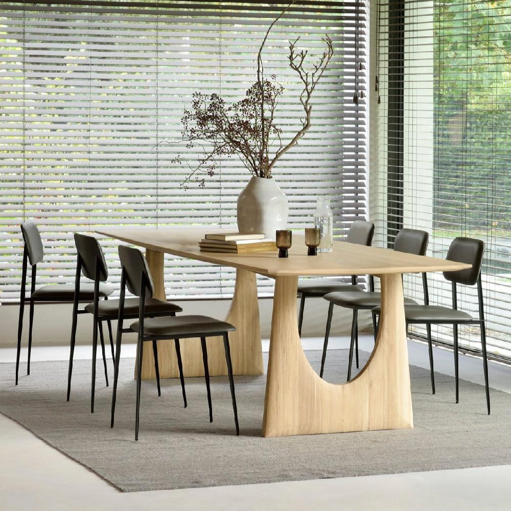 be home DC Leather Dining Chair Olive Green