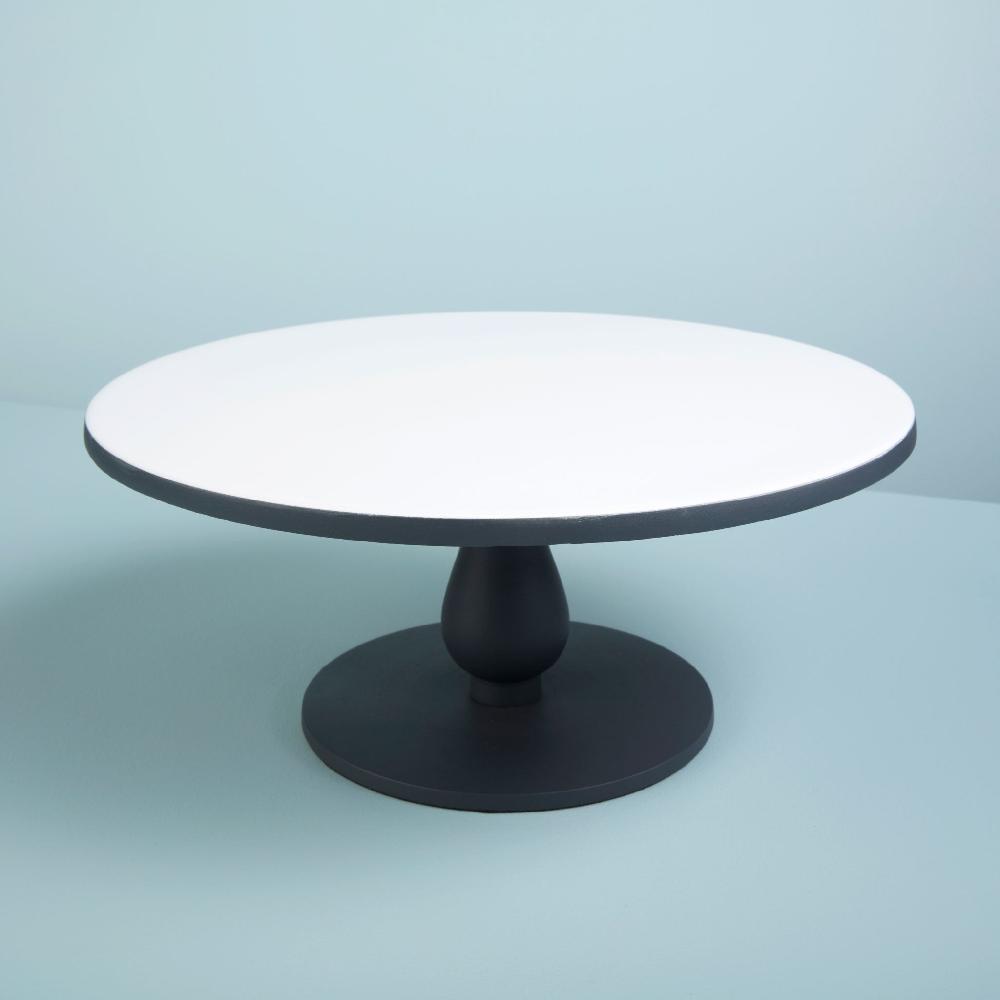 be home Easton Cake Stand Graphite