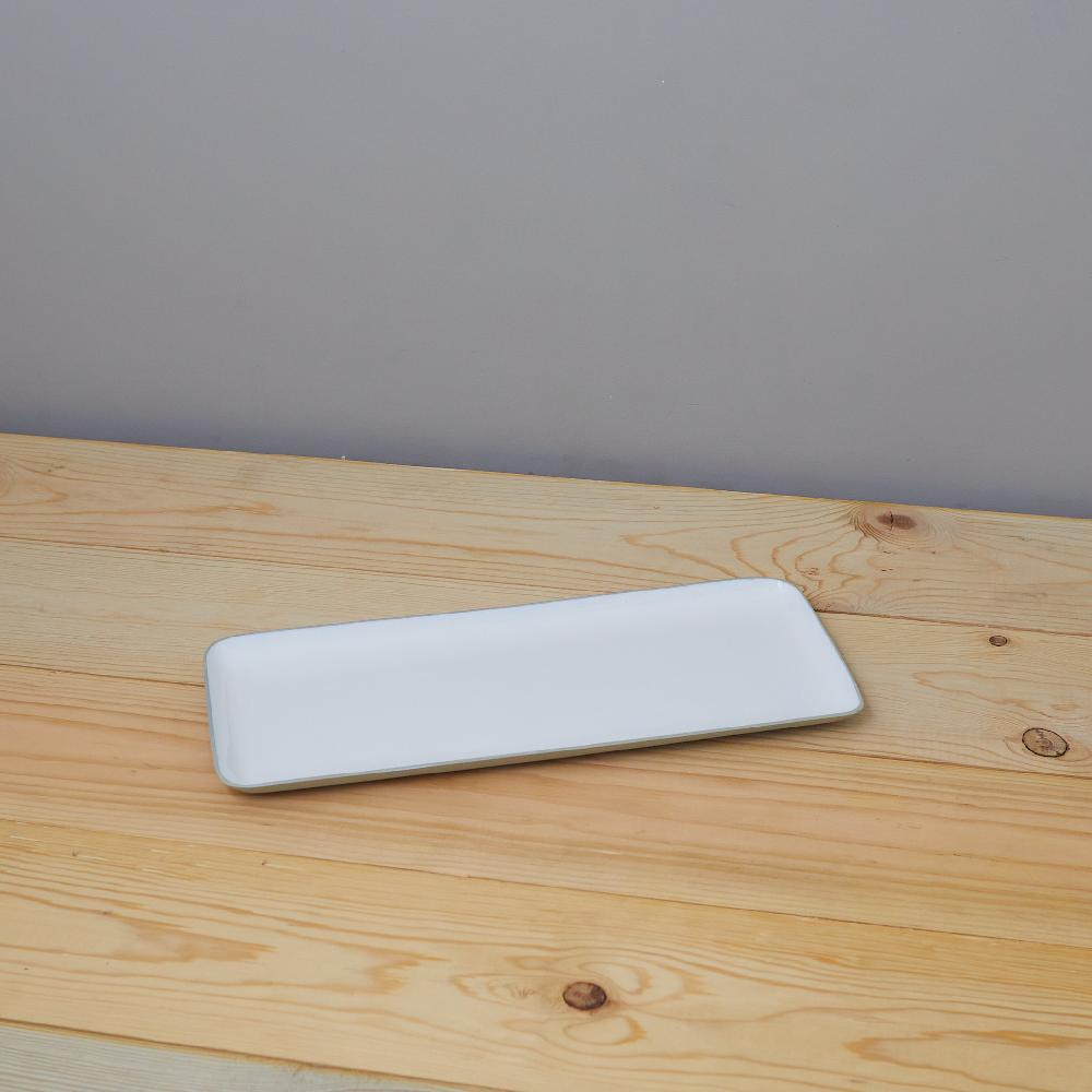 be home Easton Small Rectangular Platter Dove