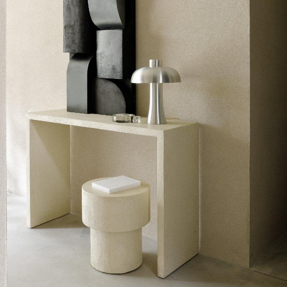 be home Elements console - Microcement - Off White