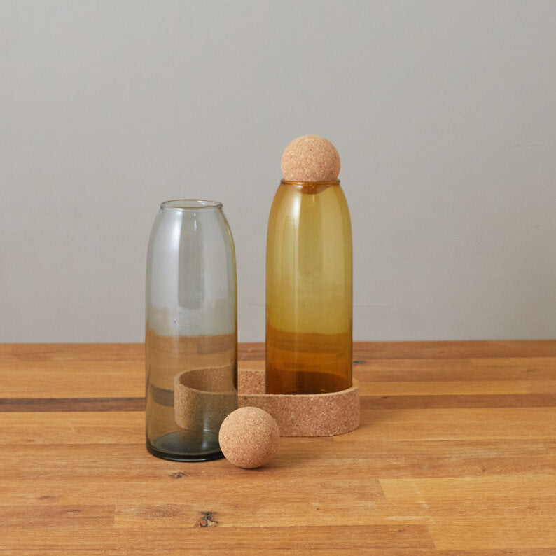 Be Home Evia Cruet Set Of 2 Lemon Curry Blue Surf