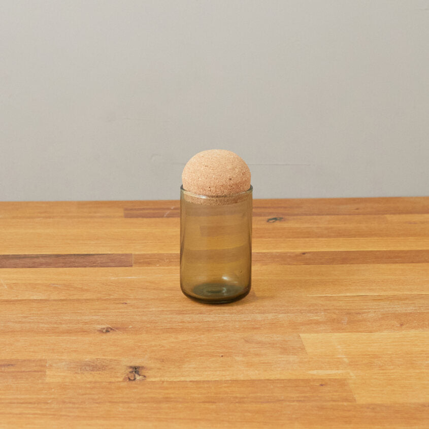 be home Evia Spice Jar Granite Green