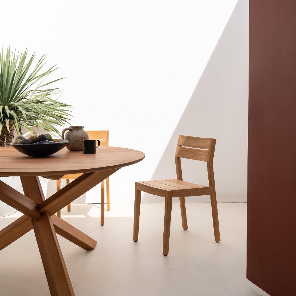 Be Home EX 1 Solid Teak Outdoor Dining Chair