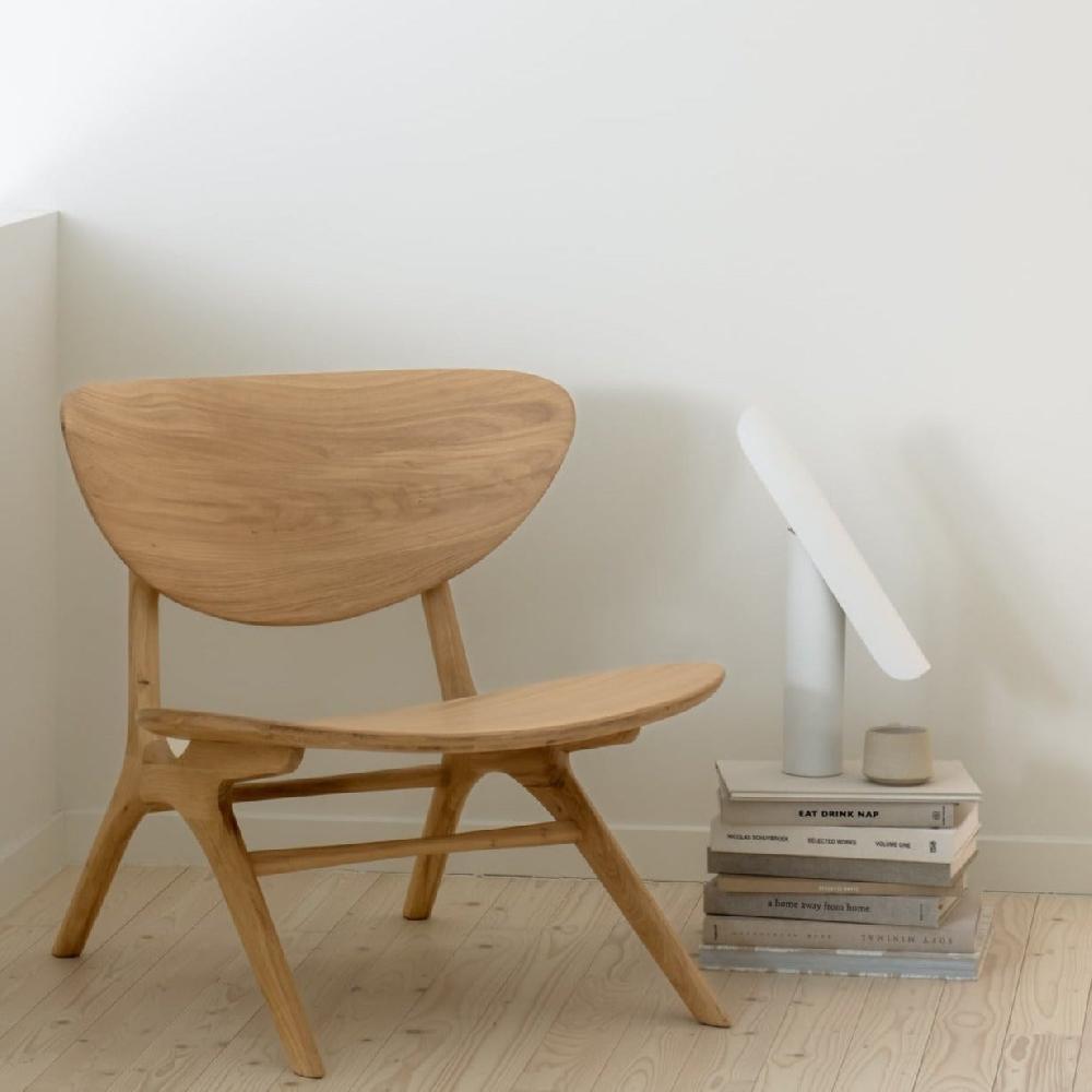 be home Eye Lounge Chair Oak