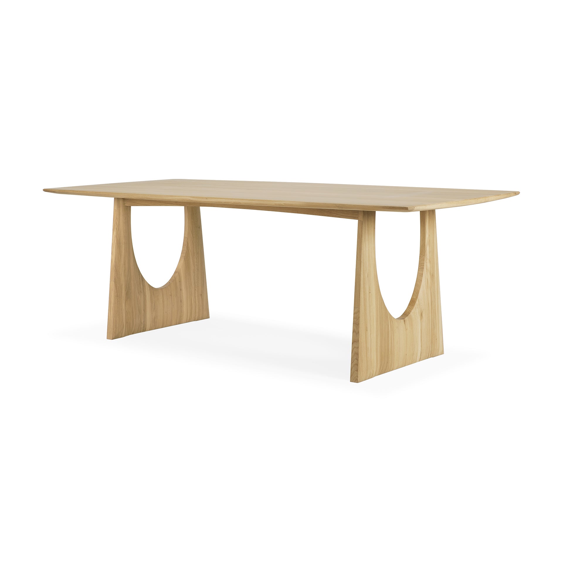 Be Home Geometric Oak Dining Table 87"