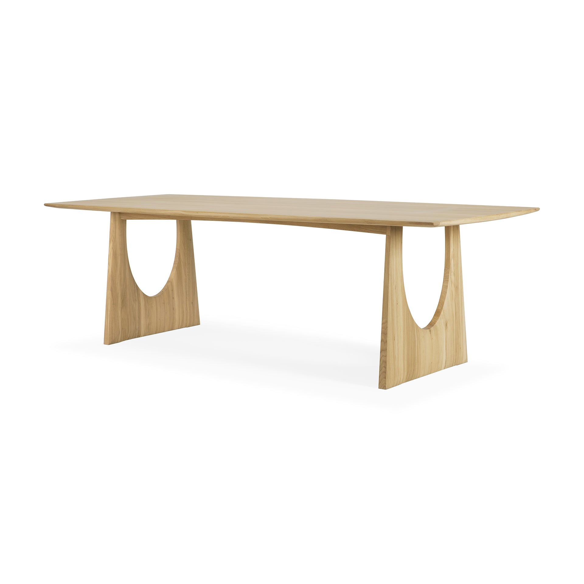 Be Home Geometric Oak Dining Table 98"