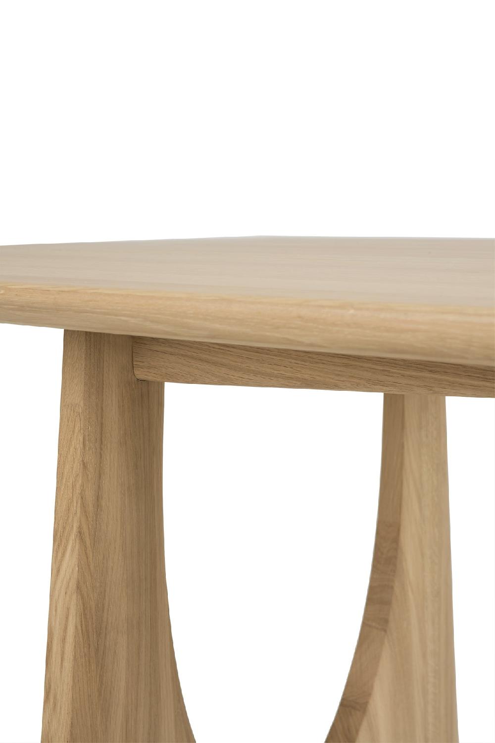 Be Home Geometric Oak Dining Table 98"