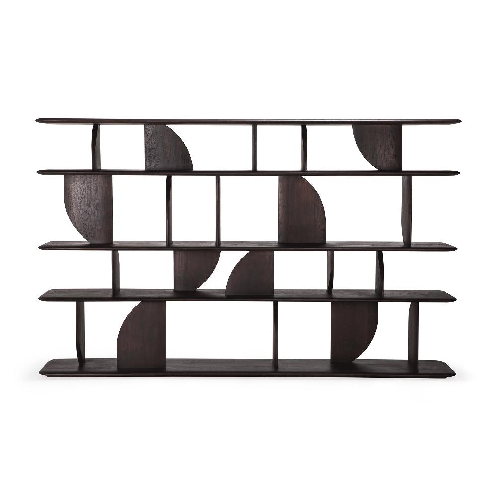 Be Home Geometric Rack - Varnished Teak - Dark