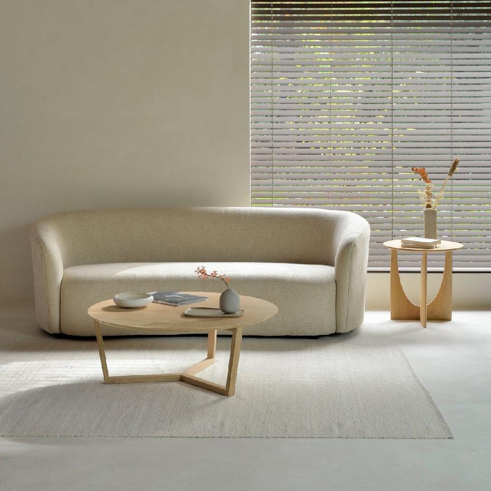 Be Home Geometric Side Table Oak