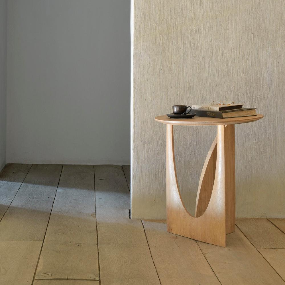 Be Home Geometric Side Table Oak