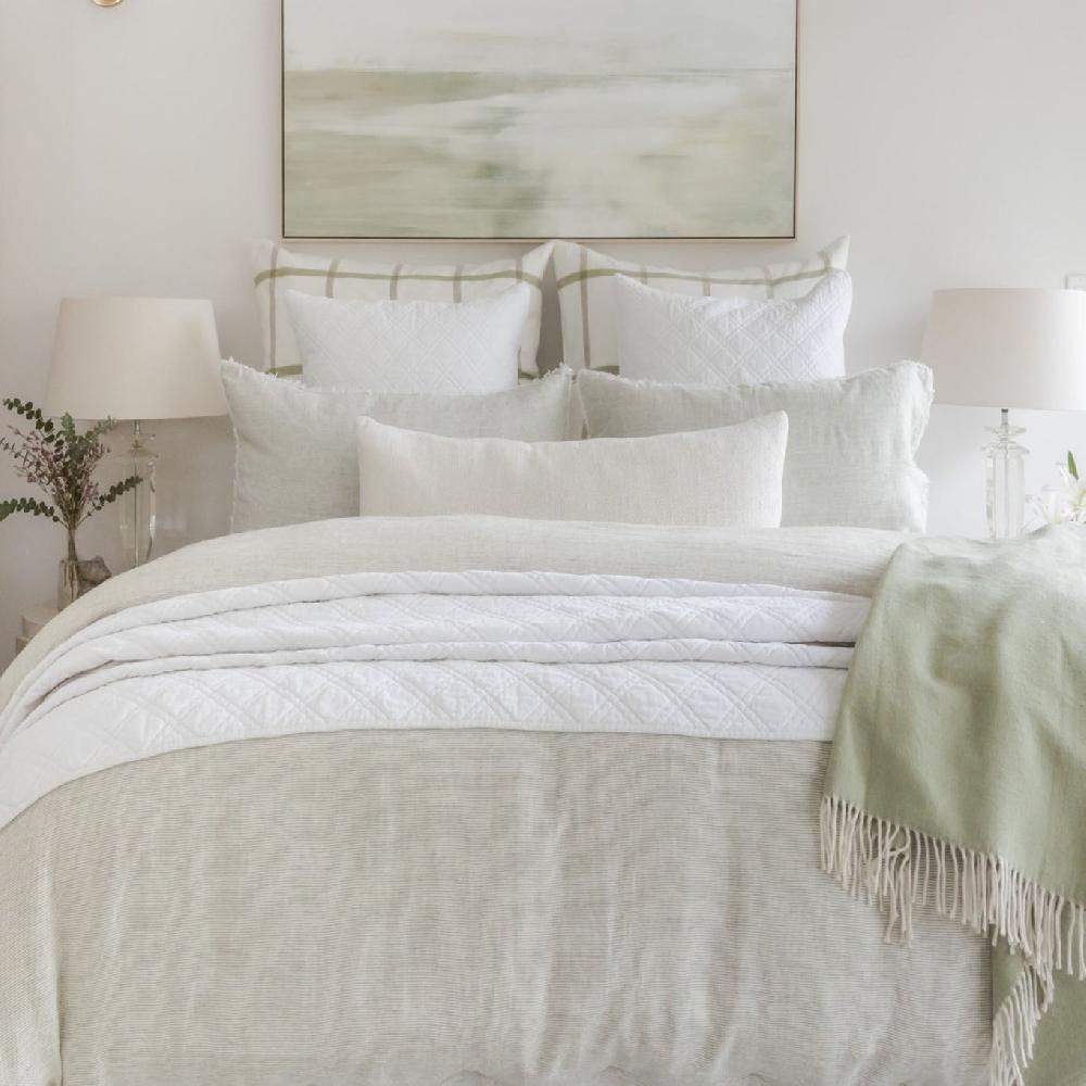 Be Home Hampton Large Euro Sham White