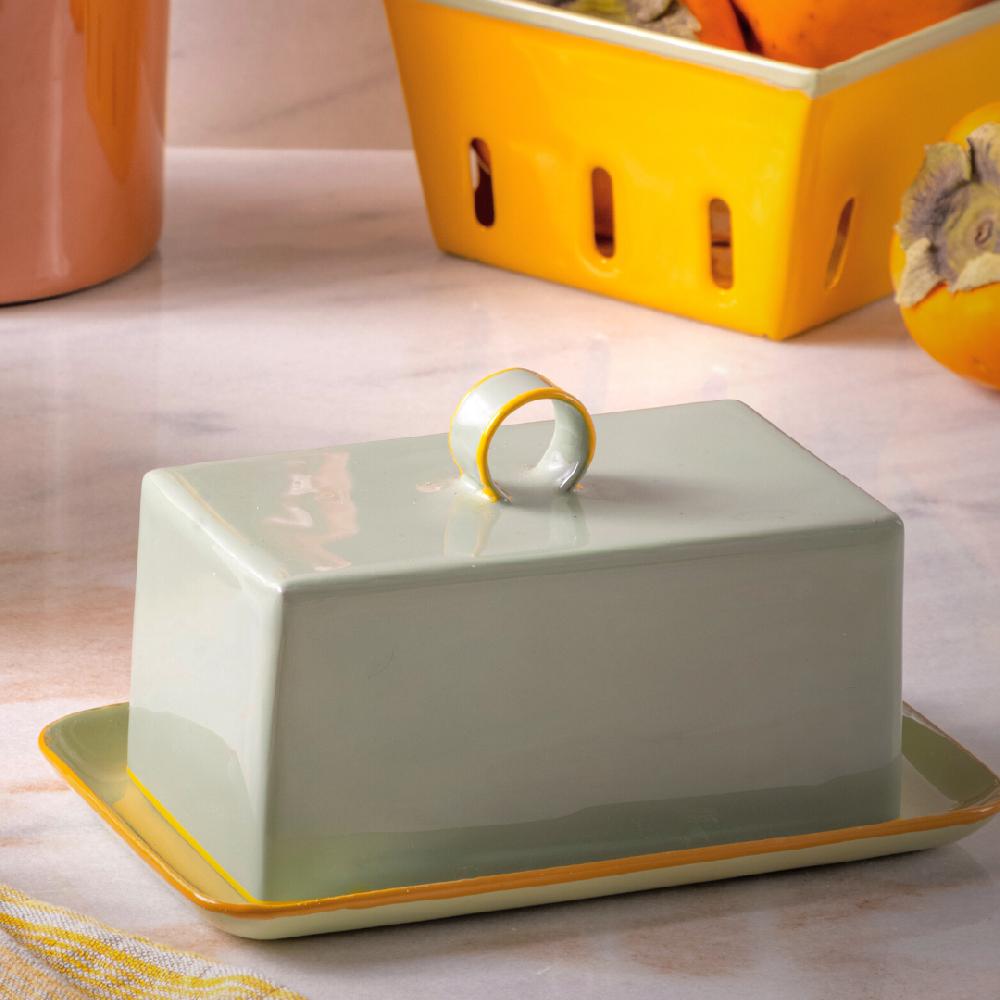 be home Harlow Bright Butter Dish