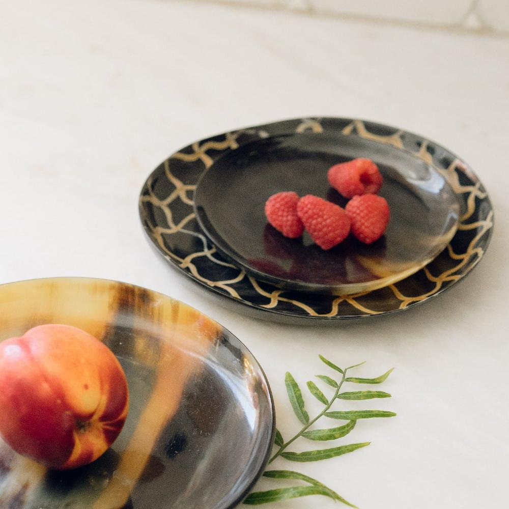 Be Home Horn Appetizer Plain Plate