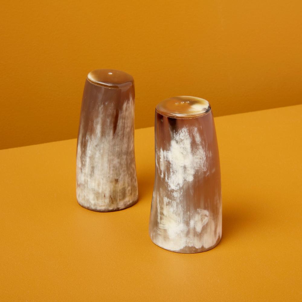 be home Horn Salt & Pepper Set Large