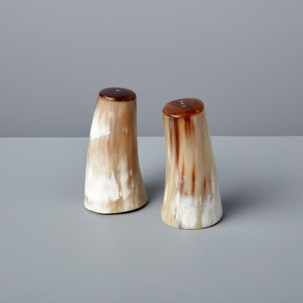 be home Horn Salt & Pepper Set Small