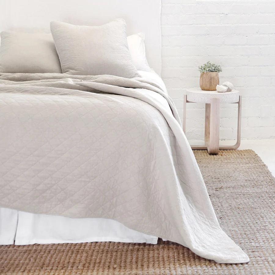 be home Huntington King Coverlet Taupe