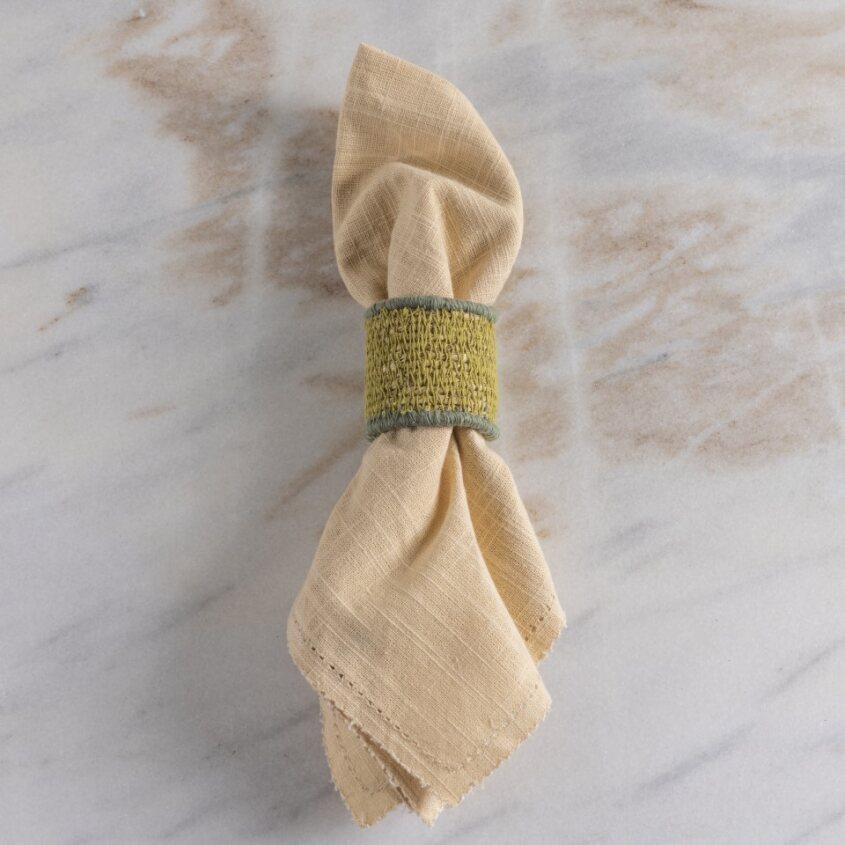 be home Hydra Napkin Ring Land