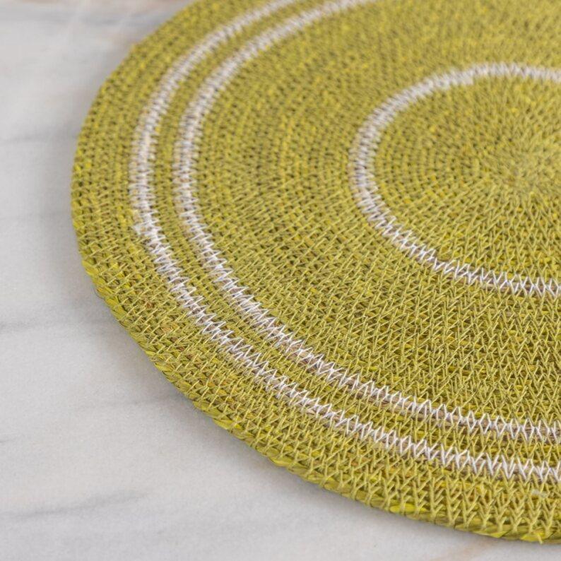 Be Home Hydra Placemat Chartreuse