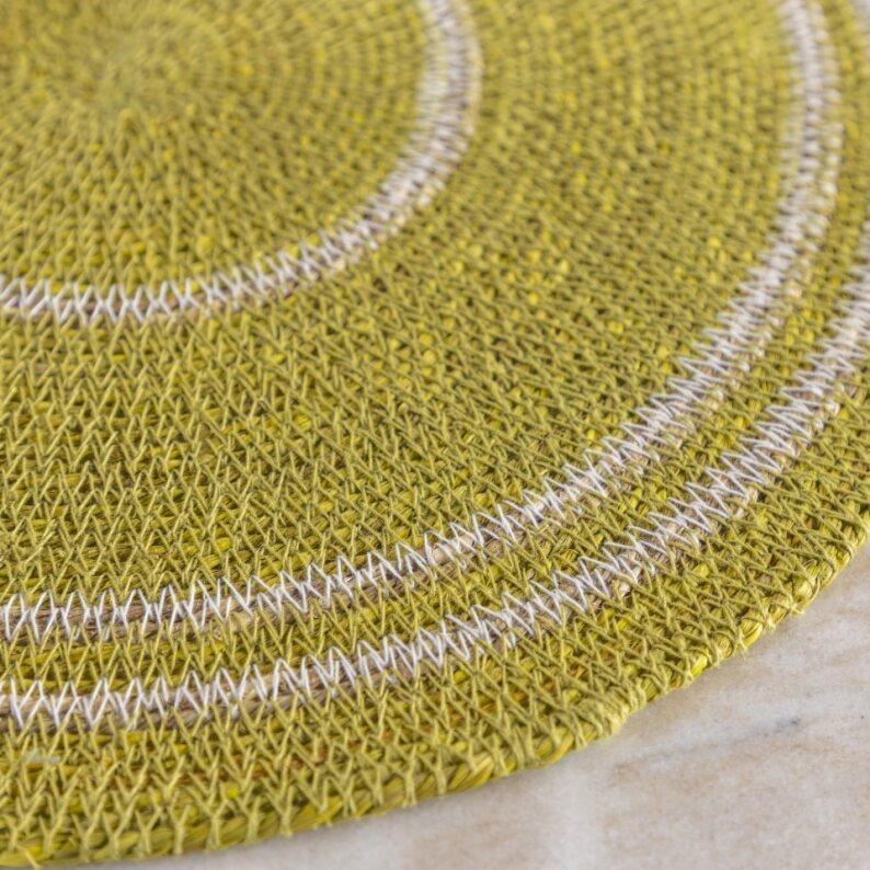 Be Home Hydra Placemat Chartreuse