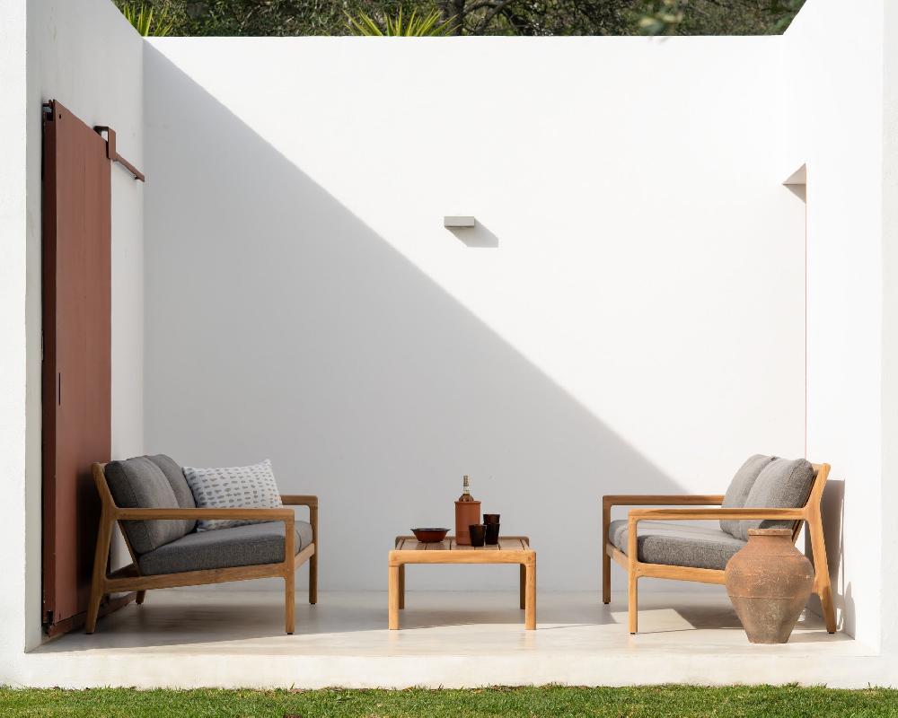 Be Home Jack Solid Teak Outdoor Coffee Table 47.5"