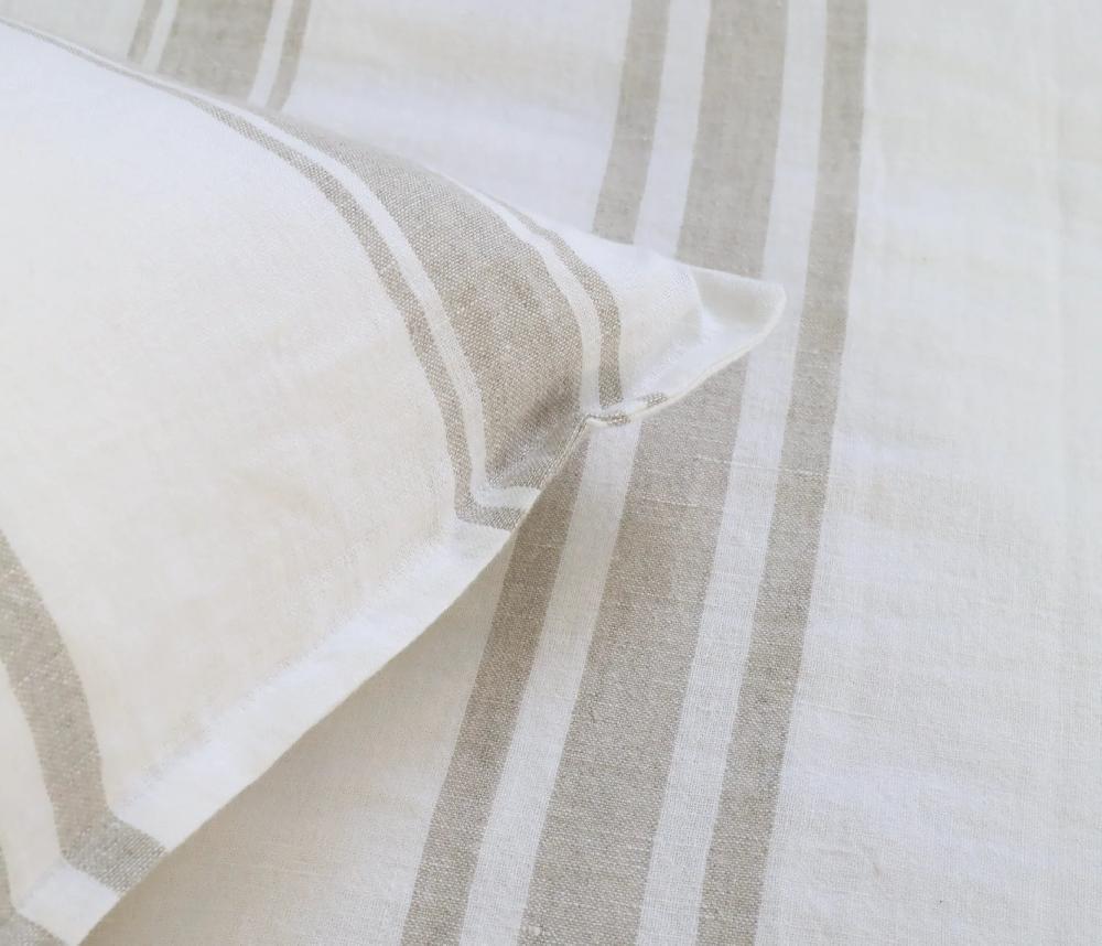 Be Home Jackson King Sham White & Natural