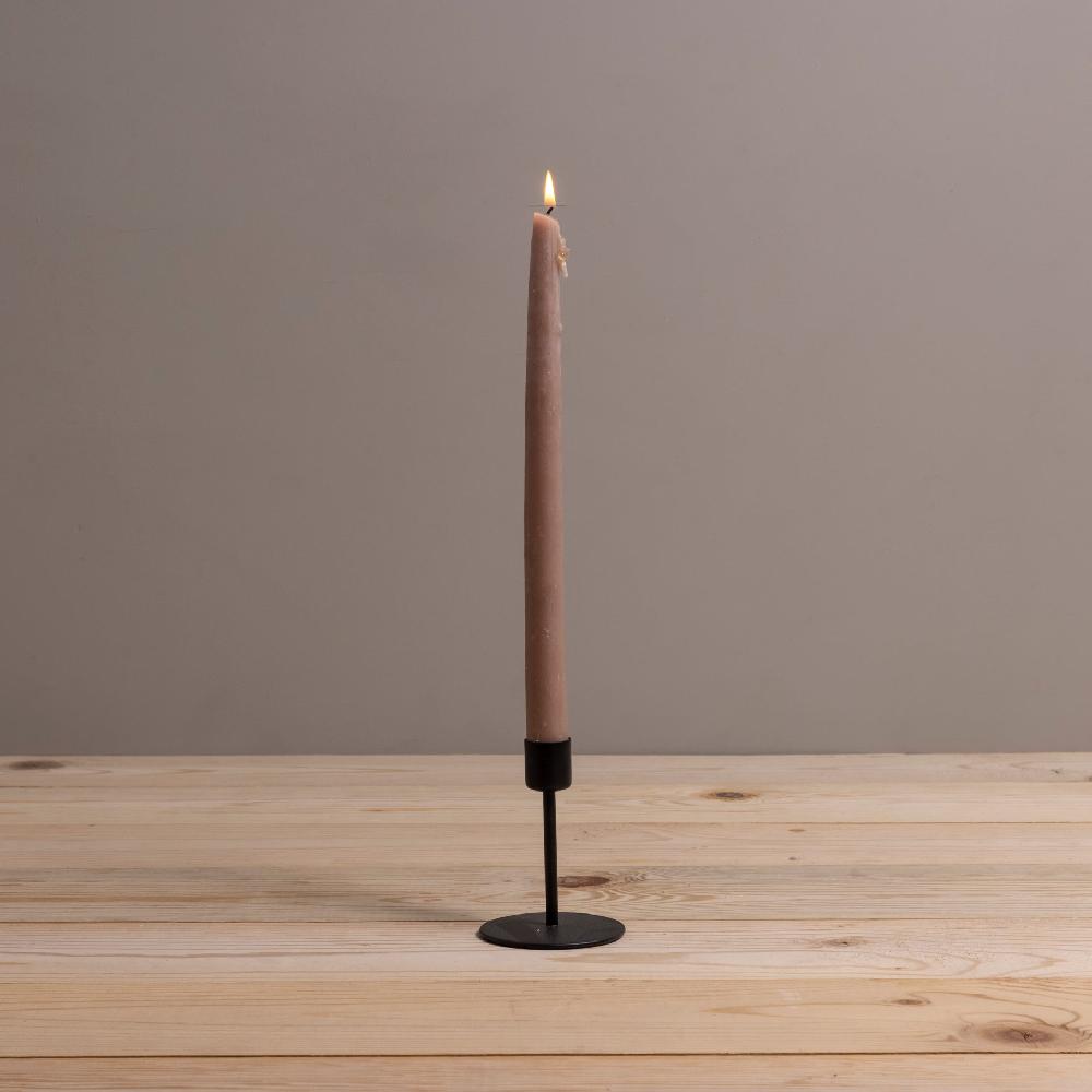 Be Home Kent Black Taper Candle Holder Medium