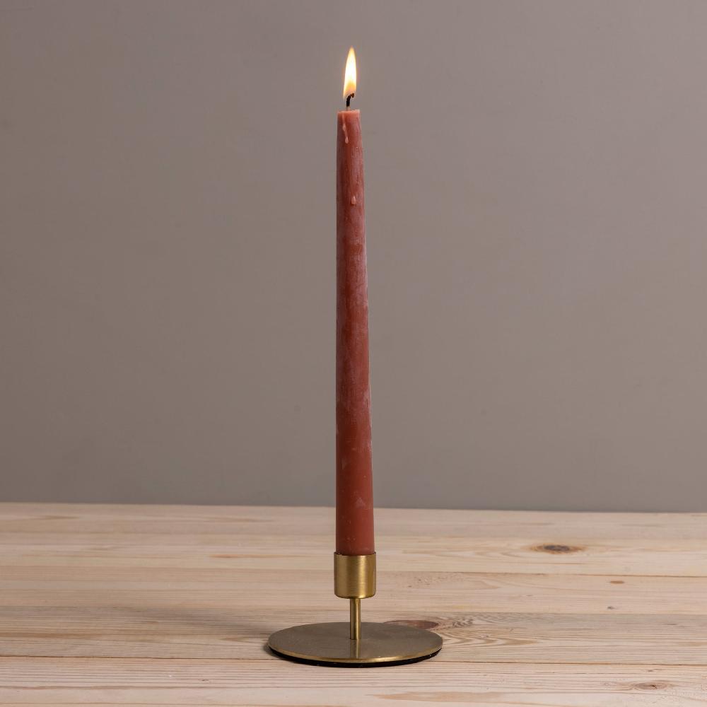 Be Home Kent Gold Taper Candle Holder Short