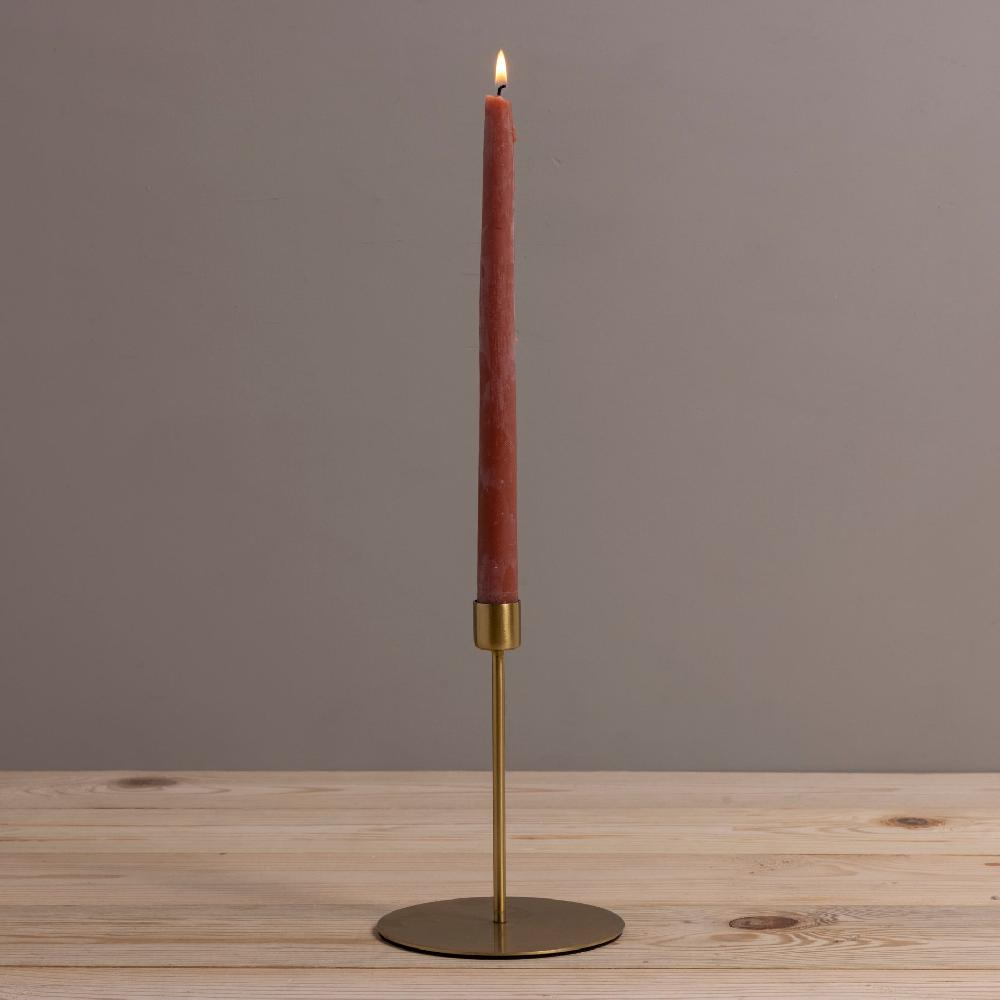 Be Home Kent Gold Taper Candle Holder Tall