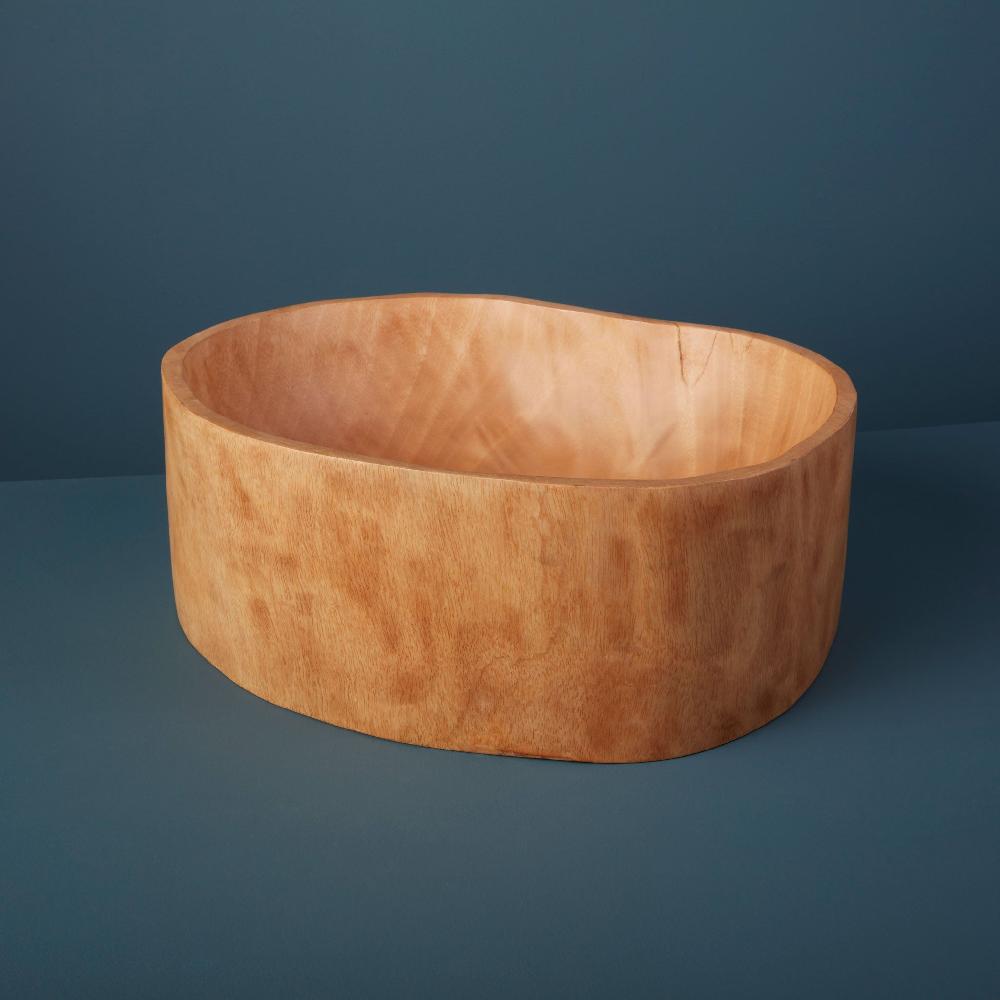 be home Kiln Mango Wood Bowl Extra Large