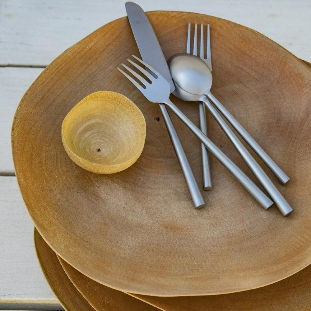 be home Kiln Mango Wood Plate Large