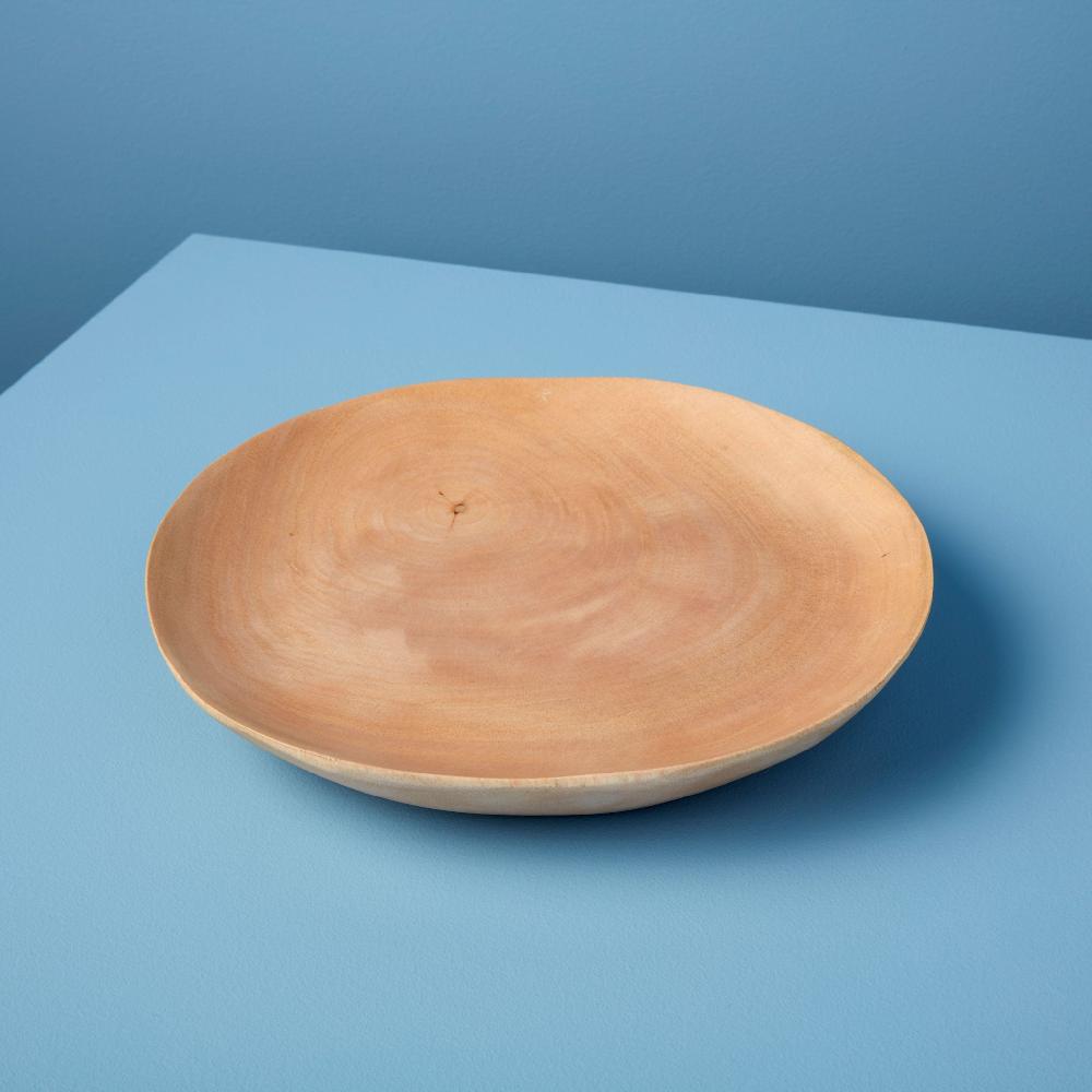be home Kiln Mango Wood Plate Medium