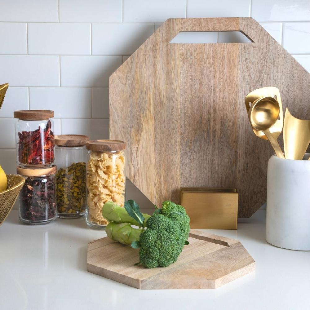 be home Leo Hexagon Boards & Stand Set