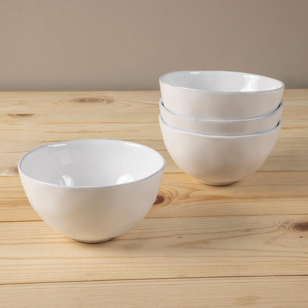be home Livia Soup / Cereal Bowl White Set of 6