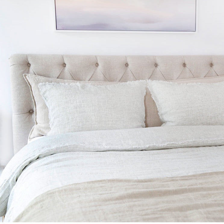 Be Home Logan Queen Duvet Olive