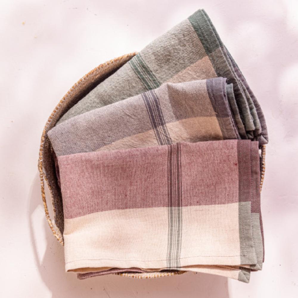 Be Home Lula Kitchen Towel Set Of 3 Slate