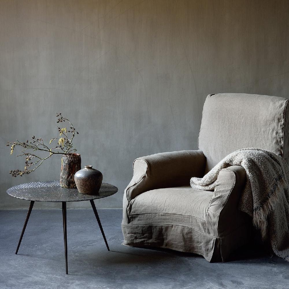 be home Luna Coffee Table Whisky Lava & Linear 26"