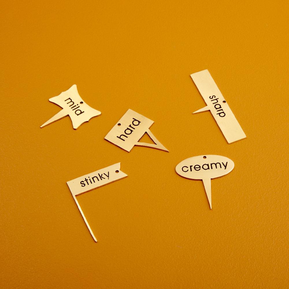 Be Home Luxe Cheese Markers Set Of 5