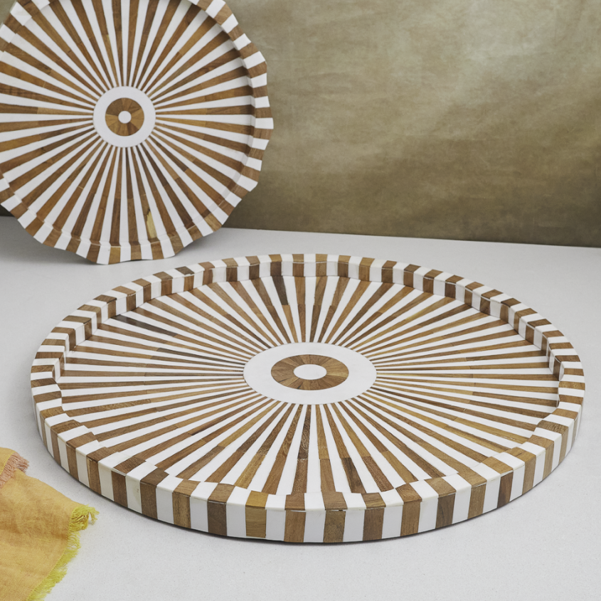 be home Lyra Inlay Tray Large