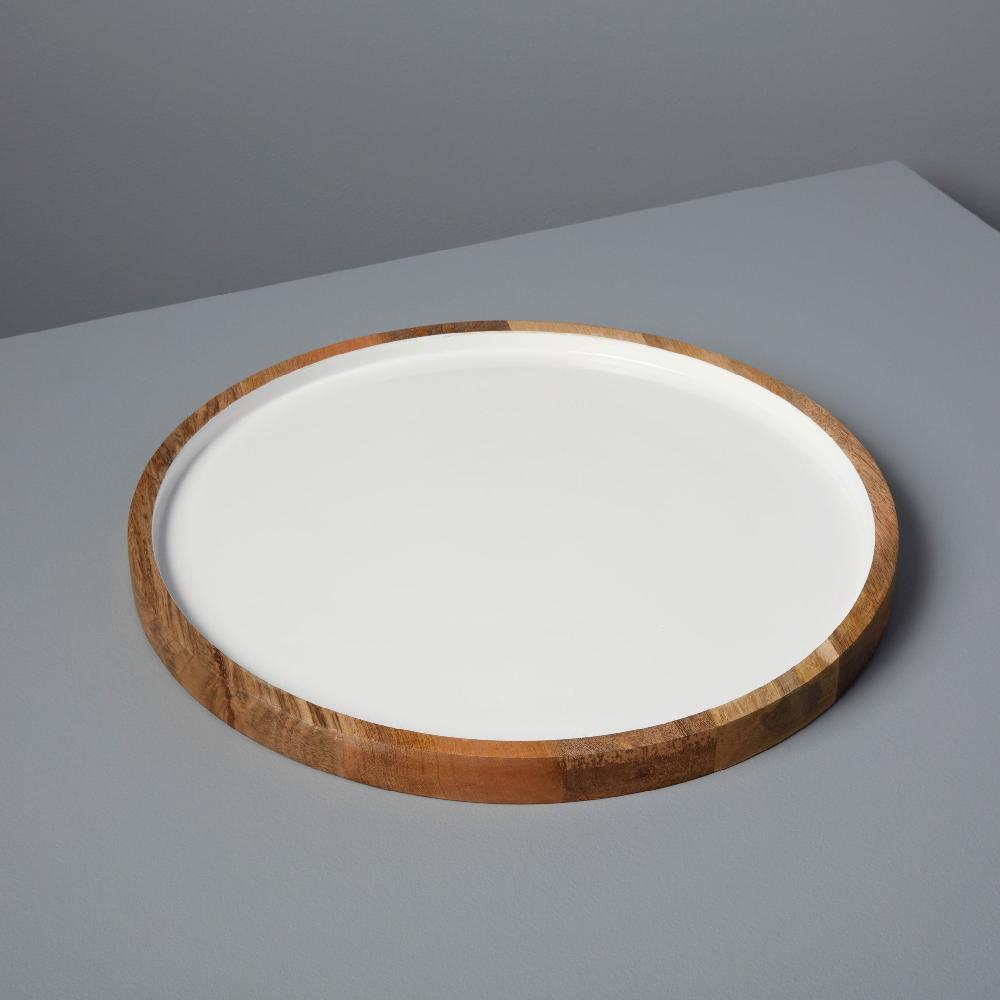 be home Madras Classic Round Platter