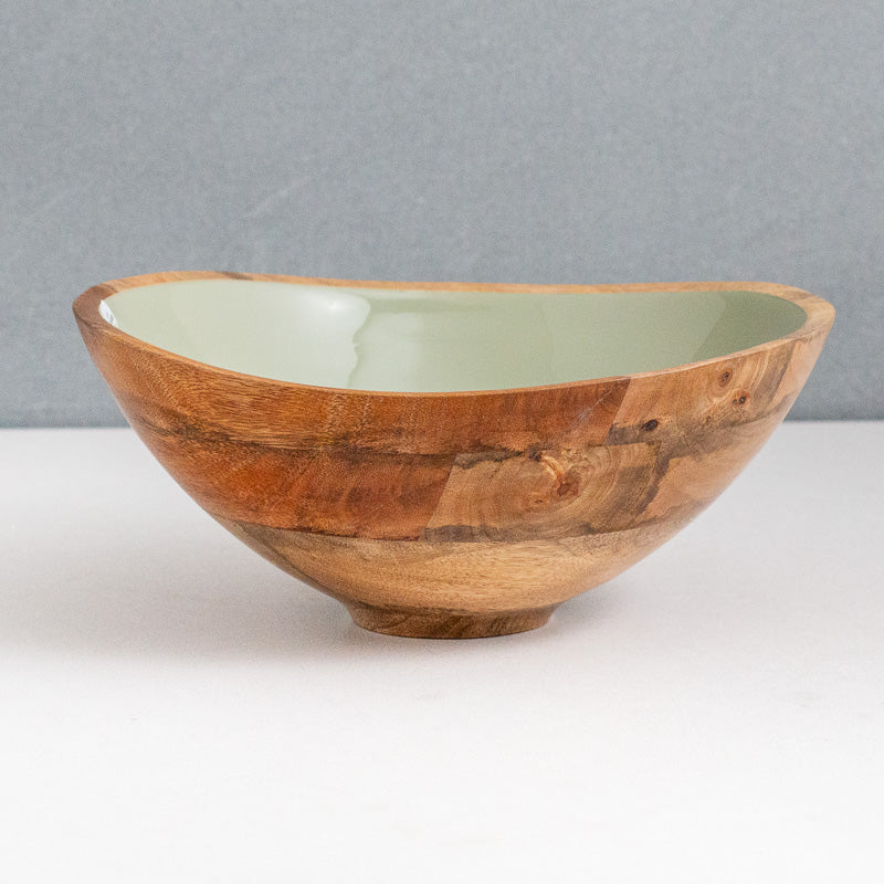 be home Madras Large Bowl Sage