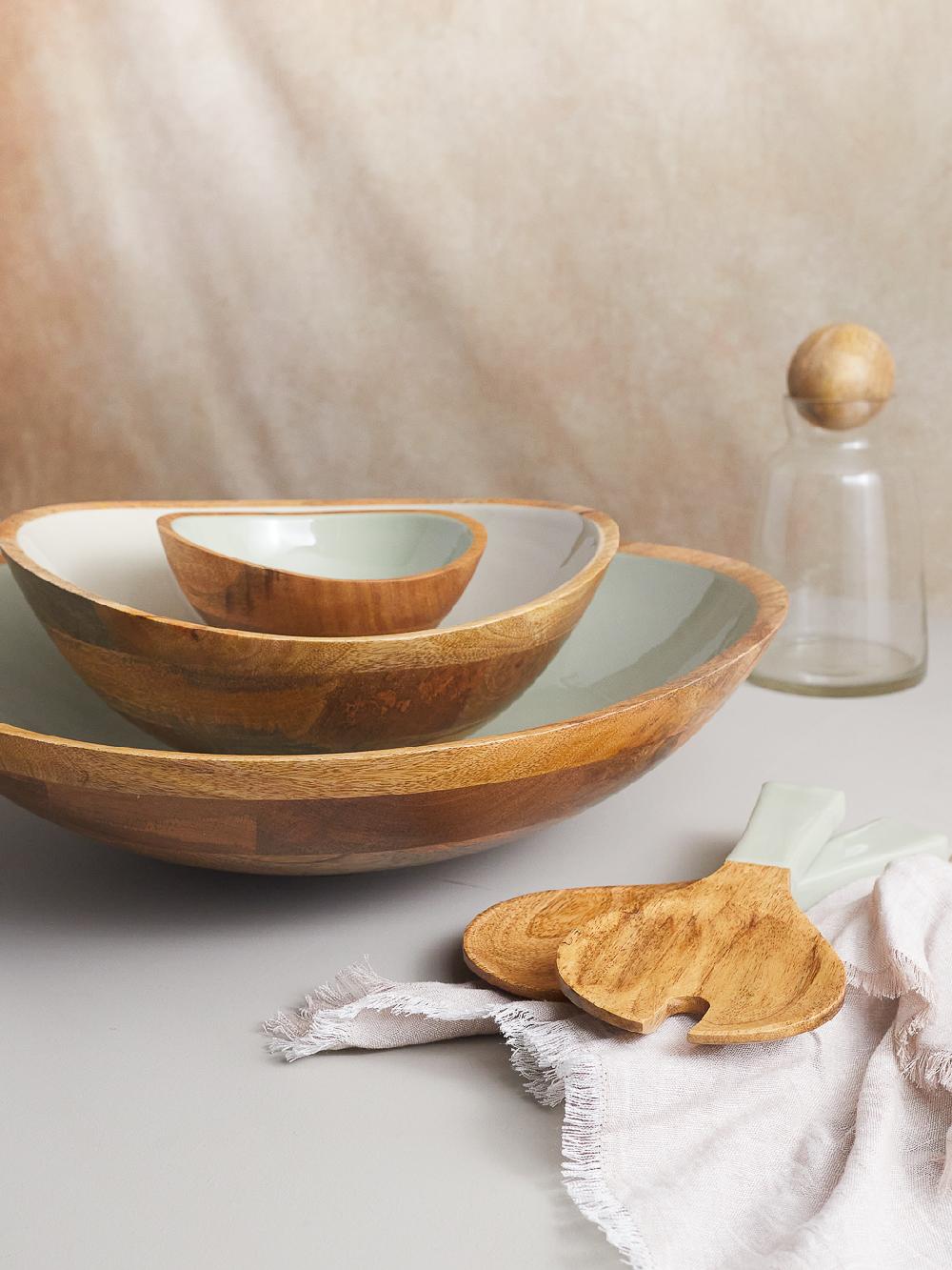 Be Home Madras Large Bowl Taupe