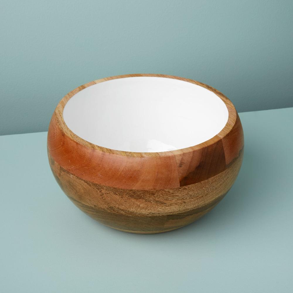 be home Madras Large Round Bowl