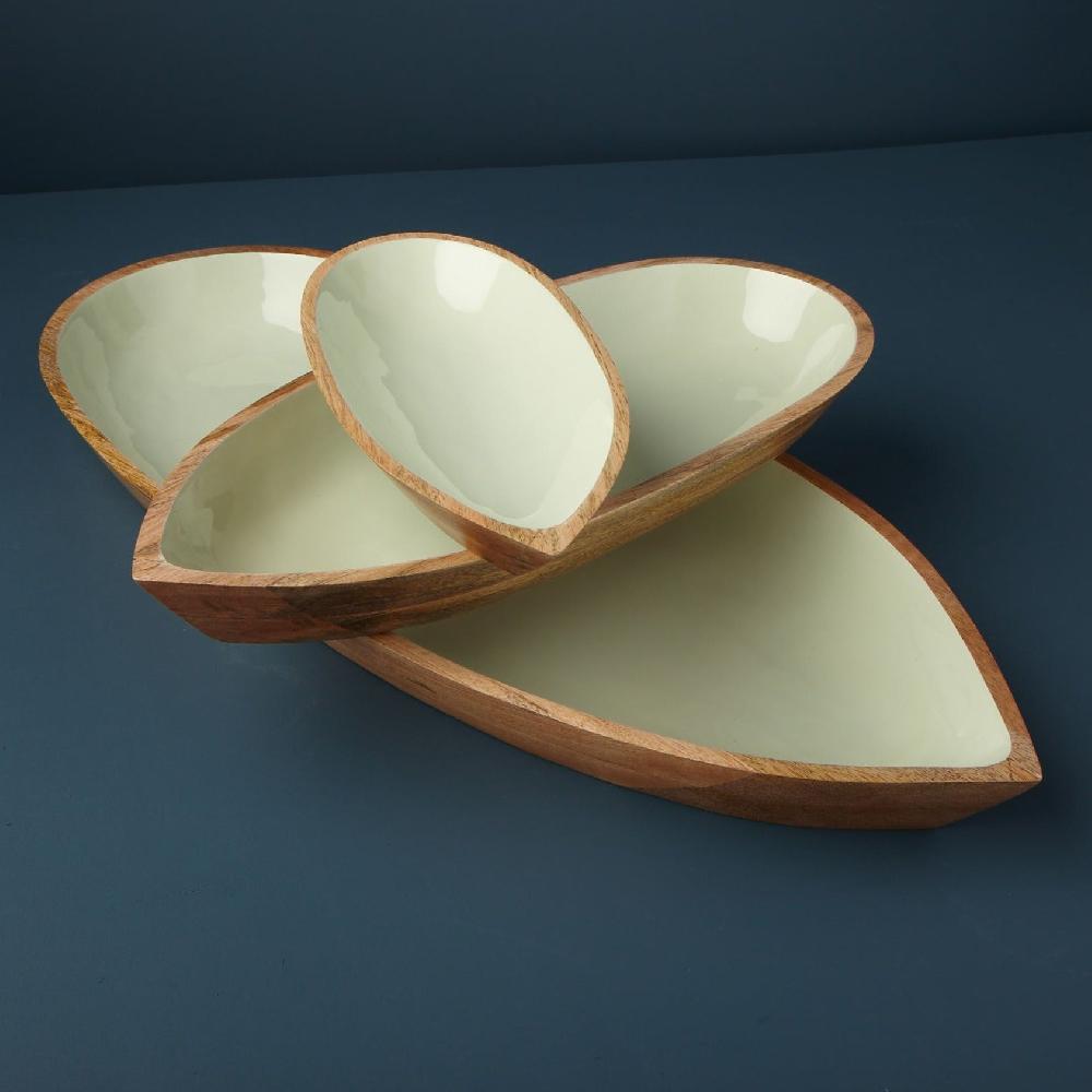 Be Home Madras Oval Bowl Sage