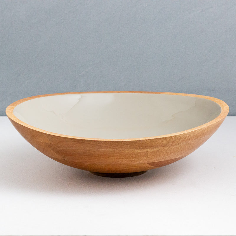 be home Madras Oversized Bowl Taupe